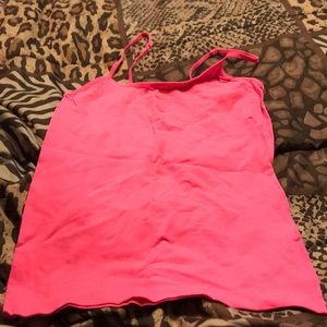 SMALL PINK CAMISOLE TANK TOP